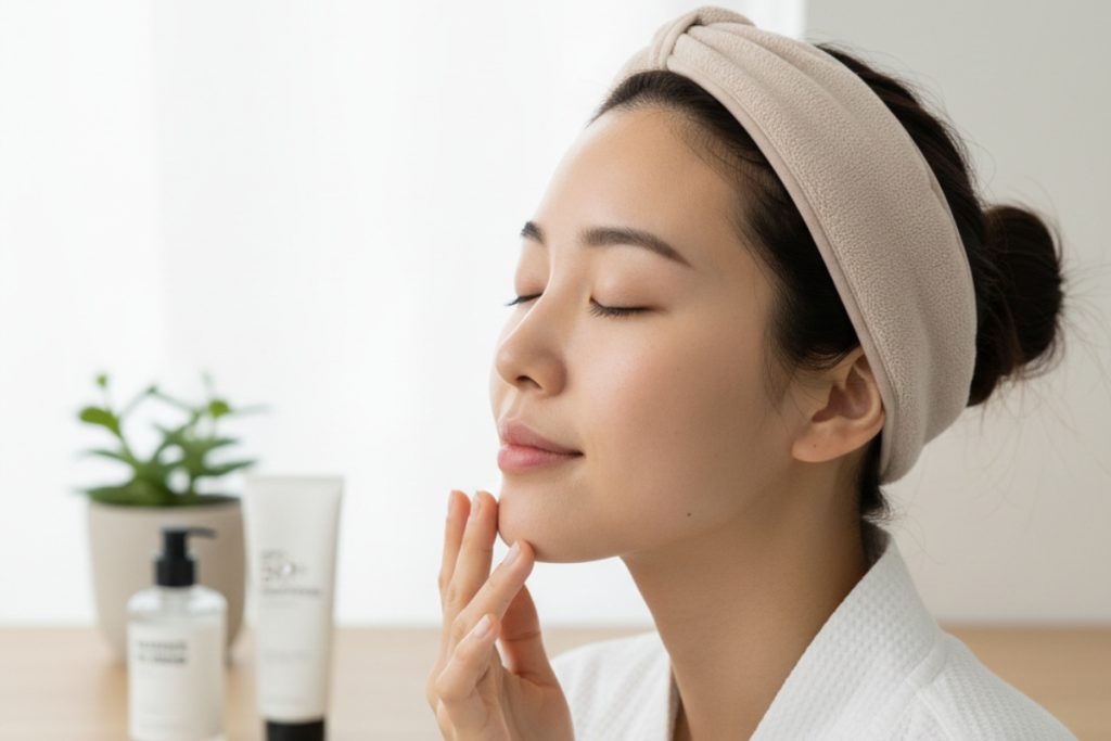 Skincare routine for hyperpigmentation