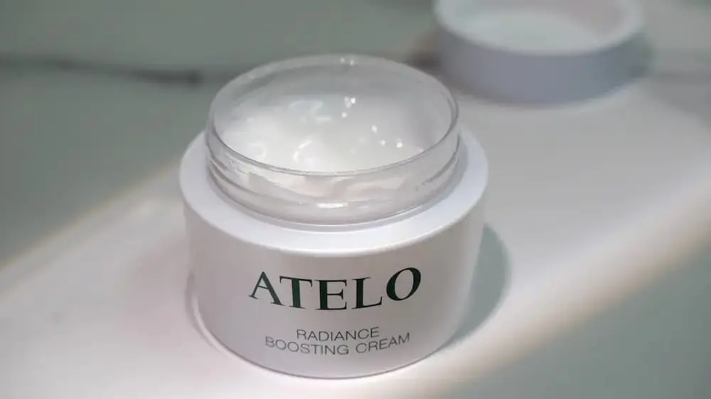 skincare routine for dry skin (Atelo Radiance Boosting Cream)